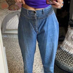 High waisted mom jeans